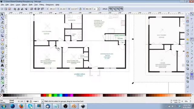 Architecture Import in blender with inkscape смотреть онлайн