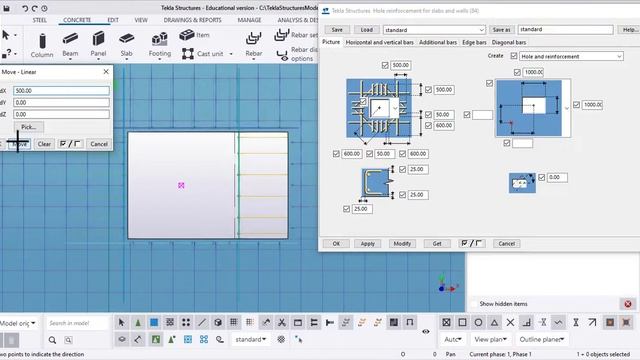 Learn Tekla Structures 2020 - Silent Tutorials - 13 Slab Rebars - Custom Component