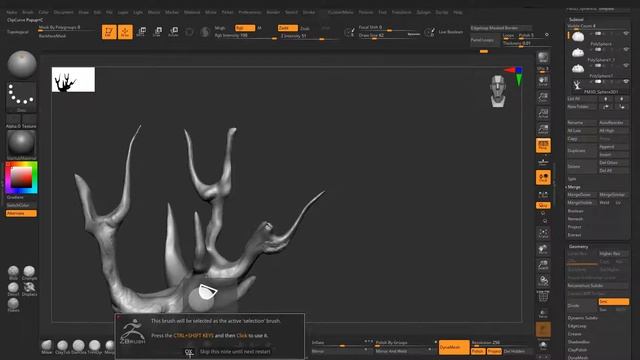 Eyes of Lamia - Live Stream. Halloween Zbrush Explorations смотреть онлайн
