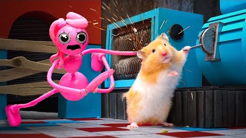 ХОМЯК УБЕГАЕТ ОТ МАМЫ ДЛИННЫЕ НОГИ! Poppy Playtime