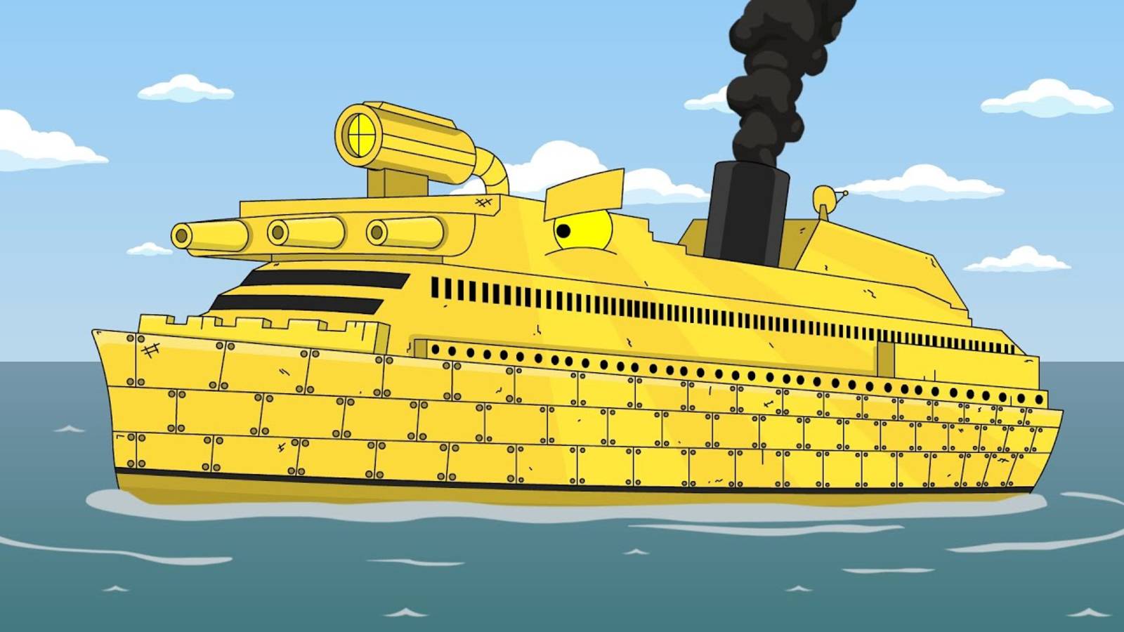 НОВЫЙ МОРСКОЙ МОНСТР ЗОЛОТОЙТАНИК - Мультики про корабли