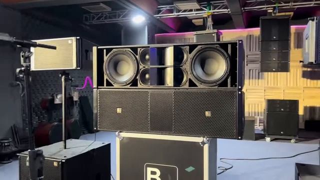 12 inch, 4 way line array speaker b&c speaker use b&c component смотреть онлайн