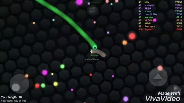 Поиграл на всех видах управления в slither.io смотреть онлайн