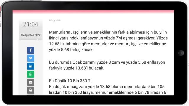 İşçiye memura , emekliye verilecek 2023 Ocak Zammı Deşifre Oldu смотреть онлайн