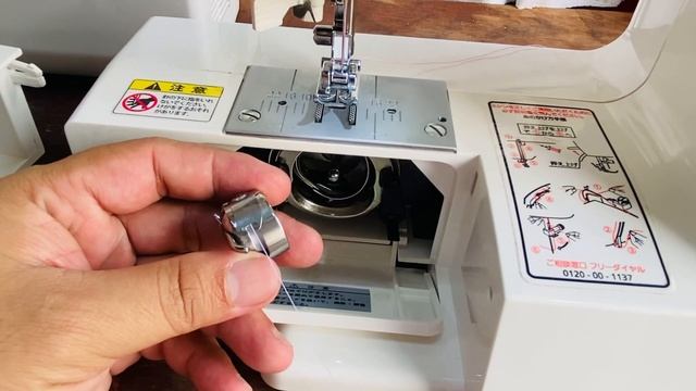 Jaguar sewing machine demo tutorial video on how to operate & put a thread by baslly sewing machine смотреть онлайн