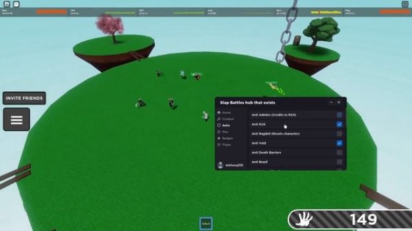 Slap Battles Script : Anti Void, Slap Aura, Slap Farm