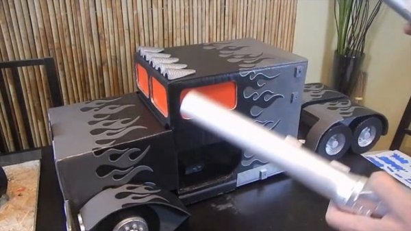 Make an Optimus Prime Cardboard Costume part 4 of 4 - DIY Tutorial