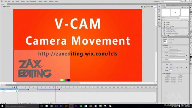 How to Make Camera Movement in Flash! | Adobe Flash Tutorial смотреть онлайн