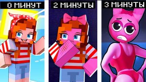 КАК МЕНЯЛАСЬ ДЕВУШКА СПРУНКИ В МАЙНКРАФТ ВСЕ СЕРИИ ПРО СПРУНКИ  ФИЛЬМ SPRUNKI INCREDIBOX MINECRAFT