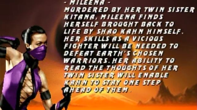 Mortal Kombat Trilogy - Saturn - Mileena - Biography смотреть онлайн