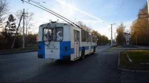 Троллейбус ЗиУ-682В-012-4078. Покатушки по Барнаулу.