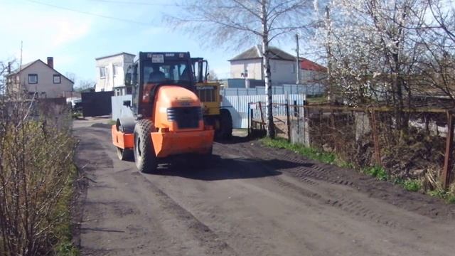 Аренда виброкатка - устройство дорог в СНТ в Калининграде смотреть онлайн