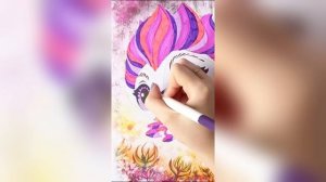 Набор для рисования по номерам (36 иллюстраций, фломастеры 15 цветов), серия "Nenuphia"