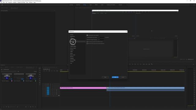 How To Enable/Disable Autosave Premiere Pro 2022 смотреть онлайн