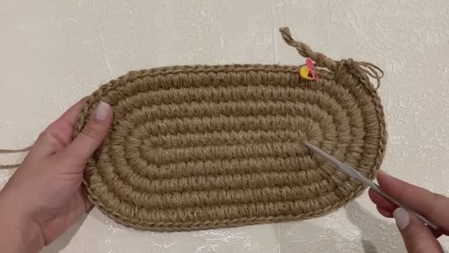 Идеальный овал с обвязкой каната без подсчета прибавок