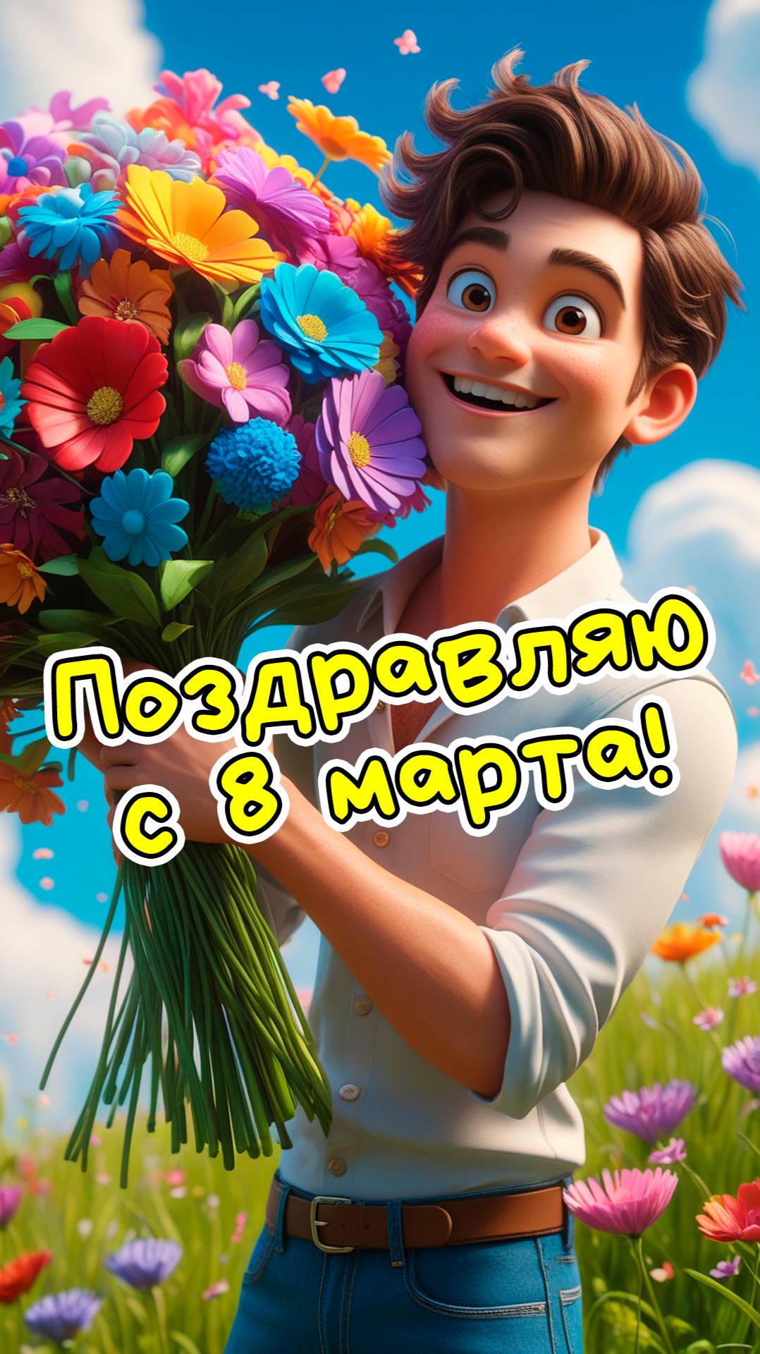 Музыкальное поздравление с 8 марта смотреть онлайн