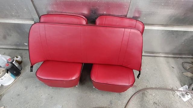 1954 VW Beetle Restoration - Rear seat back - door assembly - buff hood смотреть онлайн