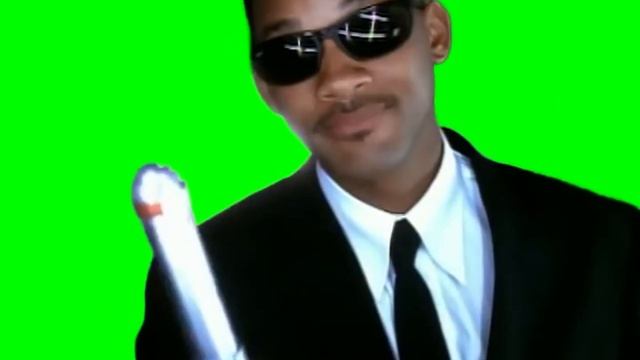 Will Smith Men In Black Neuralyzer Green Screen