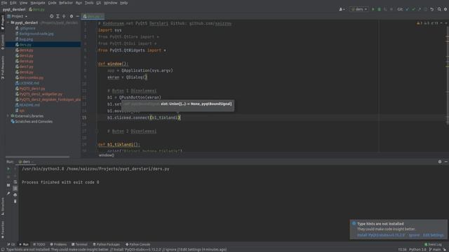Python PyQt5 Arayüz Dersleri - Ders4 Buton Atama смотреть онлайн