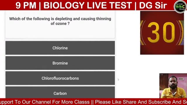 Biology Live Test-4 | Ecology 10 MCQ | B.Ed science Entrance 2022 | Odisha B.Ed Exam 2022 | D.G Sir смотреть онлайн