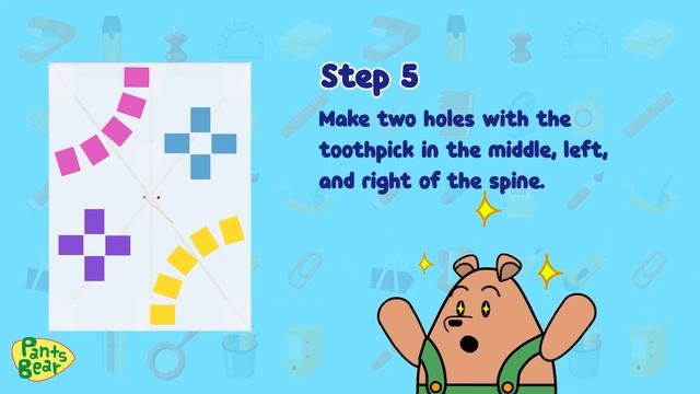 How to Make a Kite | DIY Kite Tutorial |Simple Kite | Art and Craft for kids | #PantsBear смотреть онлайн