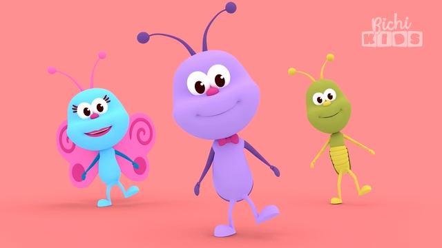 Feet Feet Feet - Songs For Kids & Nursery Rhymes | Boogie Bugs смотреть онлайн