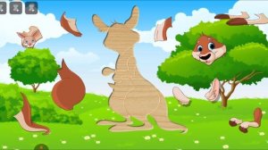 Пазлы для малышей. Обучающие развивающие мультфильмы видео для детей. Учим животных