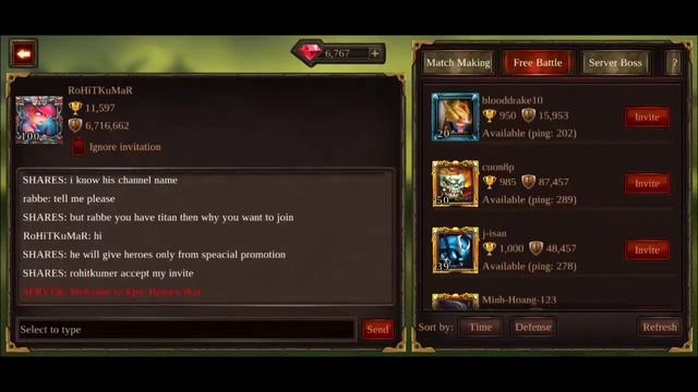 GIFTCODE EPIC HEROES WAR @RoHiTKuMaR