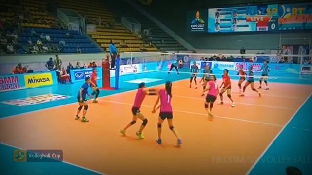 JAJA SANTIAGO WORLD CLASS PERFORMANCE | 2017 Asian Women's Club Volleyball Championship смотреть онлайн