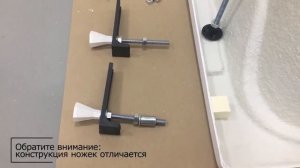 Пример сборки прямоугольной ванны Triton на Х каркас