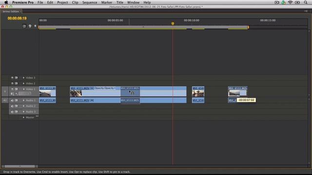 Premiere Pro Eğitimi 14 - Zaman çizgisinde klipleri taşımak ve takas etmek смотреть онлайн