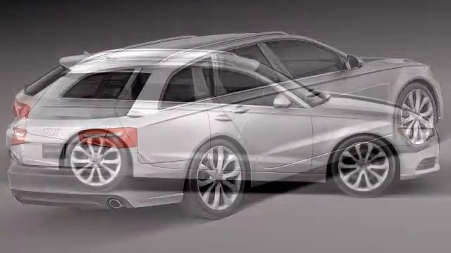 3D Model Audi A6 Avant USA 2012 to 2015 at 3DExport.com смотреть онлайн