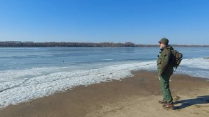 Кострома март 2025 прогулка на Волгу