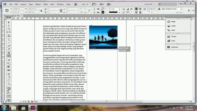 Membuat buku // Memasukkan Gambar dan membuat Tabel adobe indesign CS 6 dengan mudah смотреть онлайн