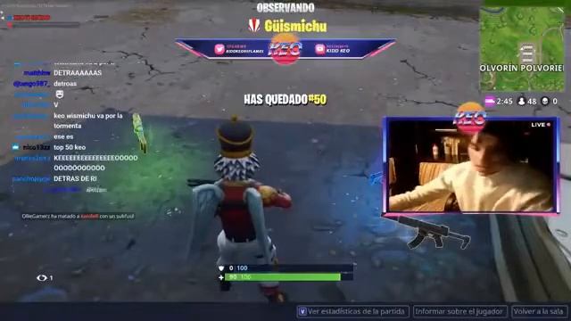 Wismichu mata a Kid Keo en el torneo del Rubius YT Battle Royale- Fornite смотреть онлайн