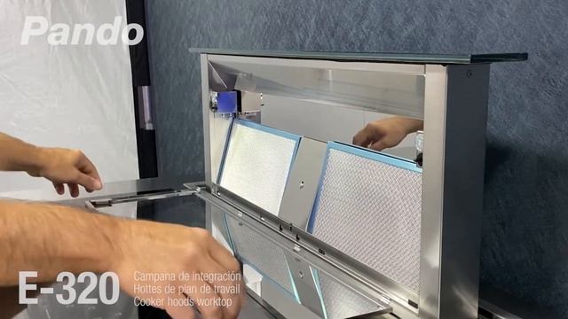CAMPANA DE INTEGRACIÓN - E 320 ⧸ INTEGRATION COOKER HOOD - E-320 ⧸ HOTTE DE PLAN DE TRAVAIL - E-320 смотреть онлайн