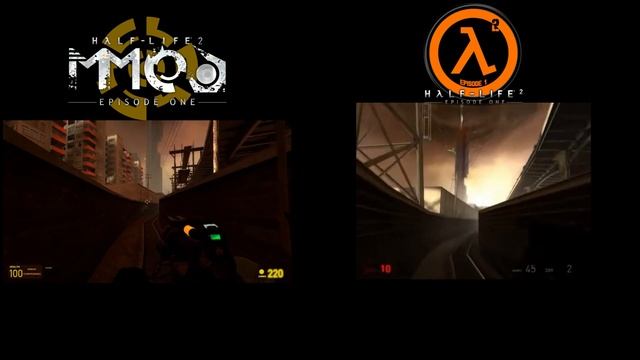MMod Citadel Explosion VS Half life 2 episode 1 citadel explosion смотреть онлайн