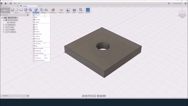How changing parameters affects the geometry of an object (Autodesk Fusion 360) смотреть онлайн