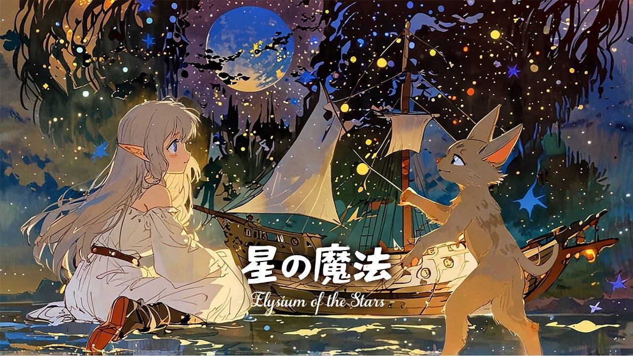 Relaxing BGM to Soothe the Soul - Elysium of the Stars - смотреть онлайн