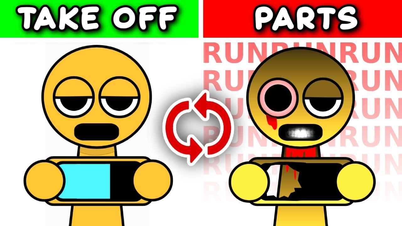 Спрунки Сняли свои Вещи | Мод На Sprunki Incredibox смотреть онлайн