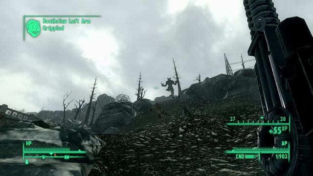 Watch til the end. Hilarious Death claw takedown #fallout3 смотреть онлайн