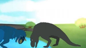 Битва тиранотитан против карнотавра