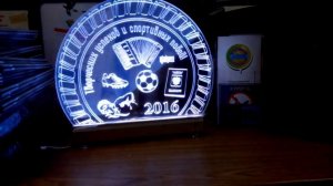 Подсветка оргстекла многоцветная