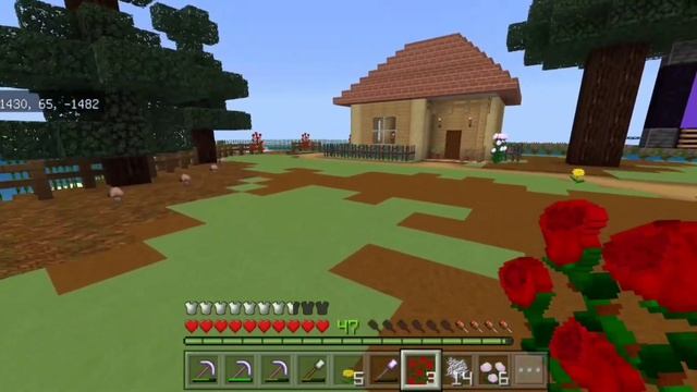Майнкрафт Бедрок выживание на телефоне #5 (My Realms Server) смотреть онлайн