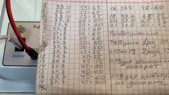 Серия 11) 11 день инкубации РЯБА 36_ китайский инкубатор_ 18 марта 2025 года смотреть онлайн