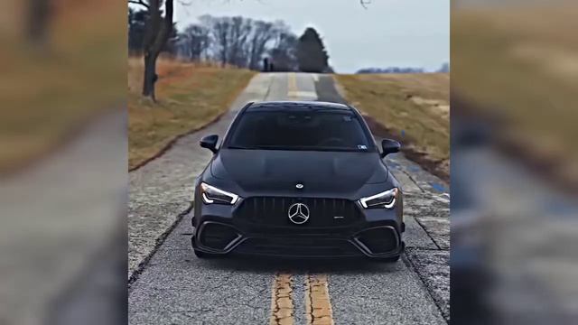 Black Mercedes Amg Cla45s 😍 смотреть онлайн