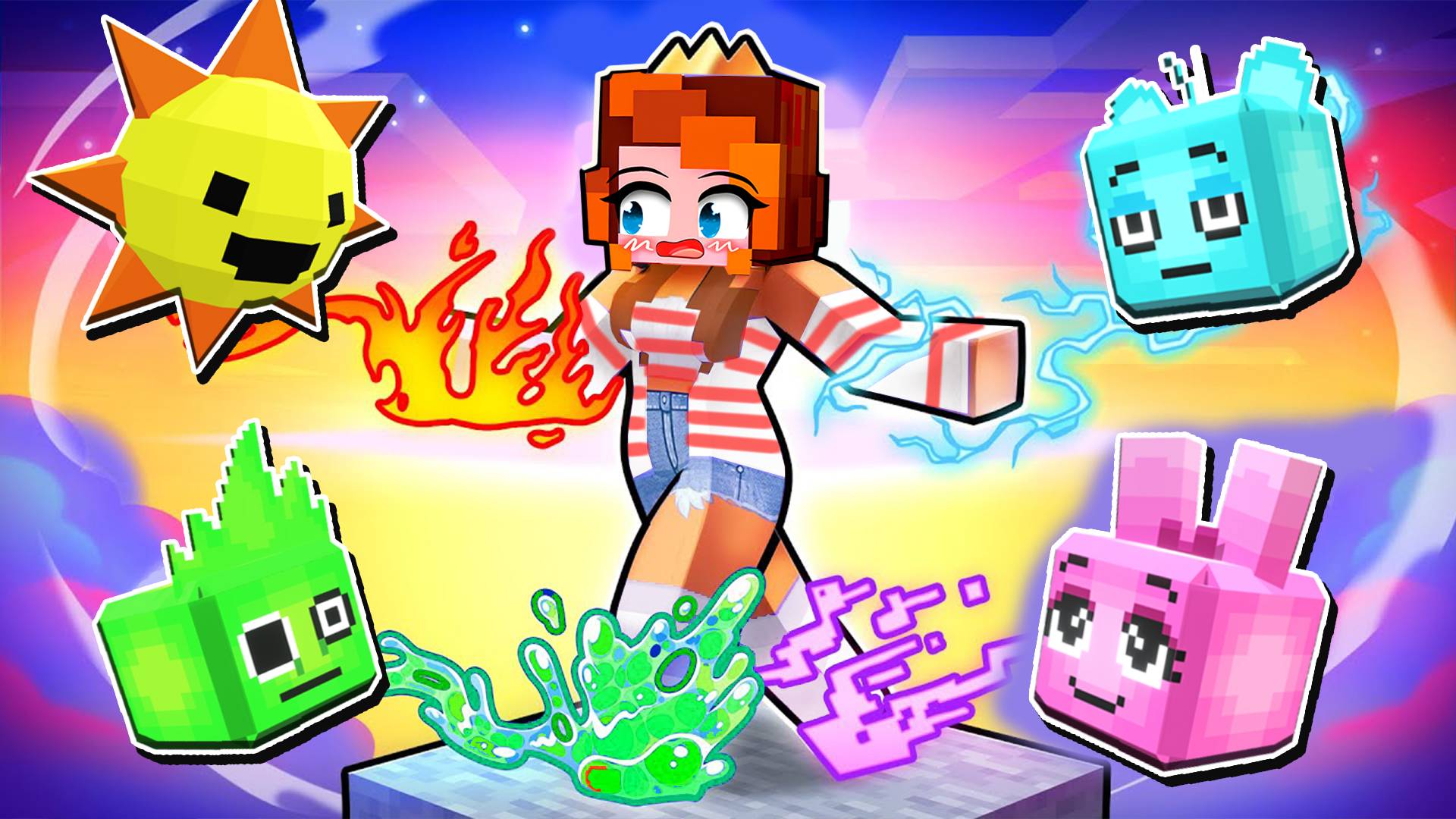 Я ВСТРЕТИЛА ВСЕХ СПРУНКОВ В МАЙНКРАФТ смотреть онлайн