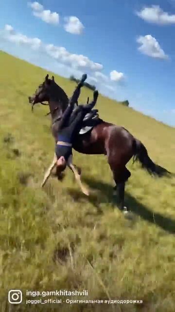 Джигитовка. Трюки. Лошадь карачаевской породы. Horse riding. Djigitovka смотреть онлайн