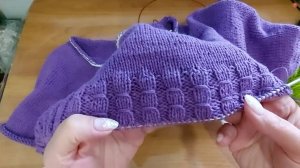 ЛОЖНАЯ КОСА...ПРОСТОЙ И ЛЁГКИЙ УЗОР СПИЦАМИ