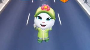 Эко Анджела собирает золото Talking Tom Gold Run Мультфильм Бегалки для детей